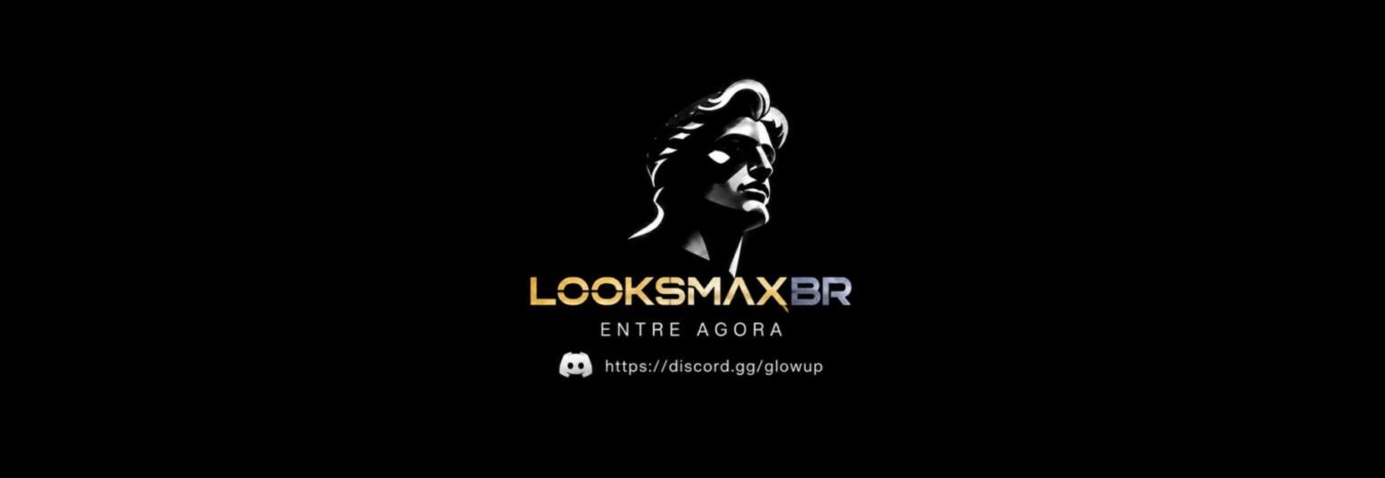 Discovery splash banner for Looksmax.Br Discord server