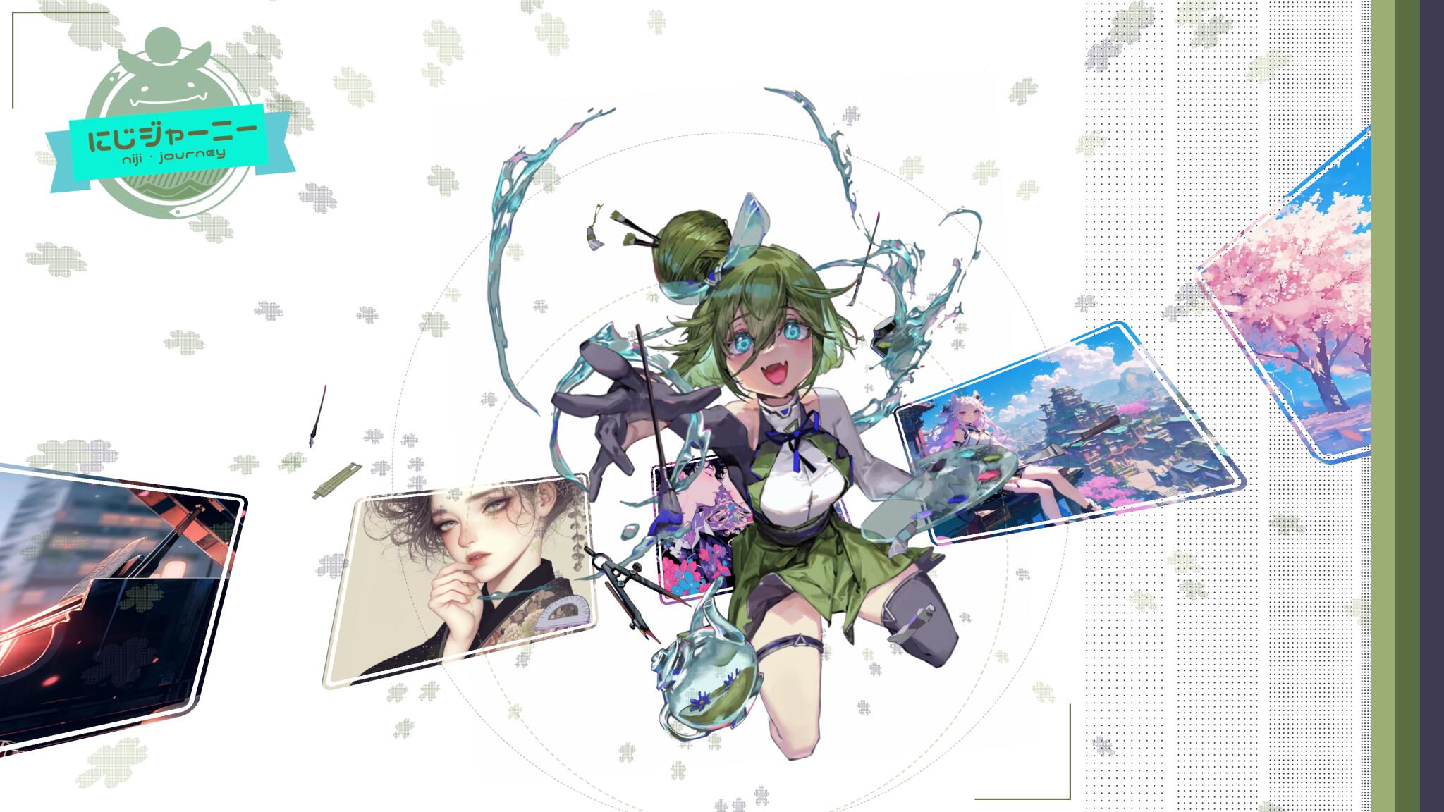 Discovery splash banner for niji・journey Discord server