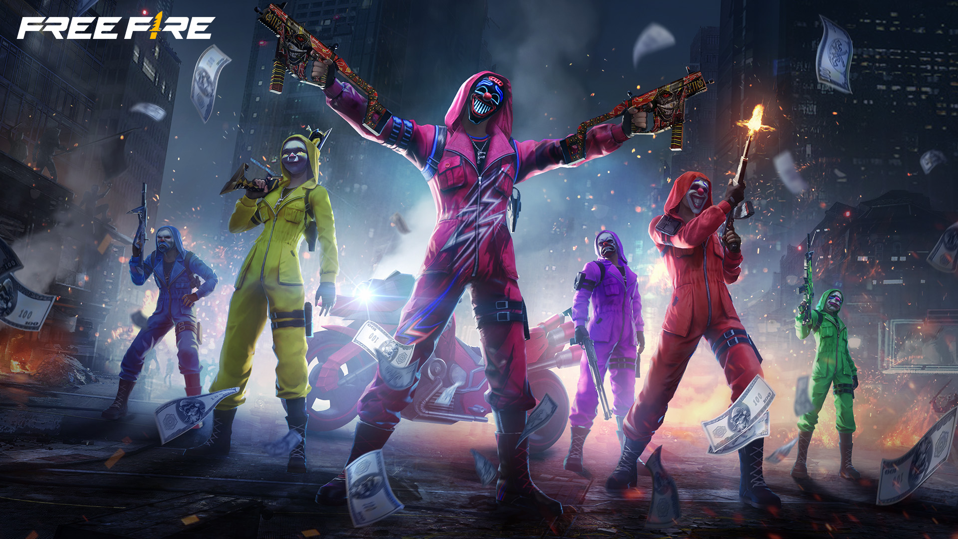 Discovery splash banner for Free Fire Community Discord server