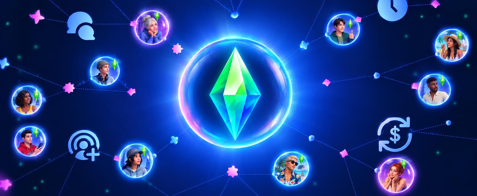 Discovery splash banner for ESPRIT SIMS Discord server