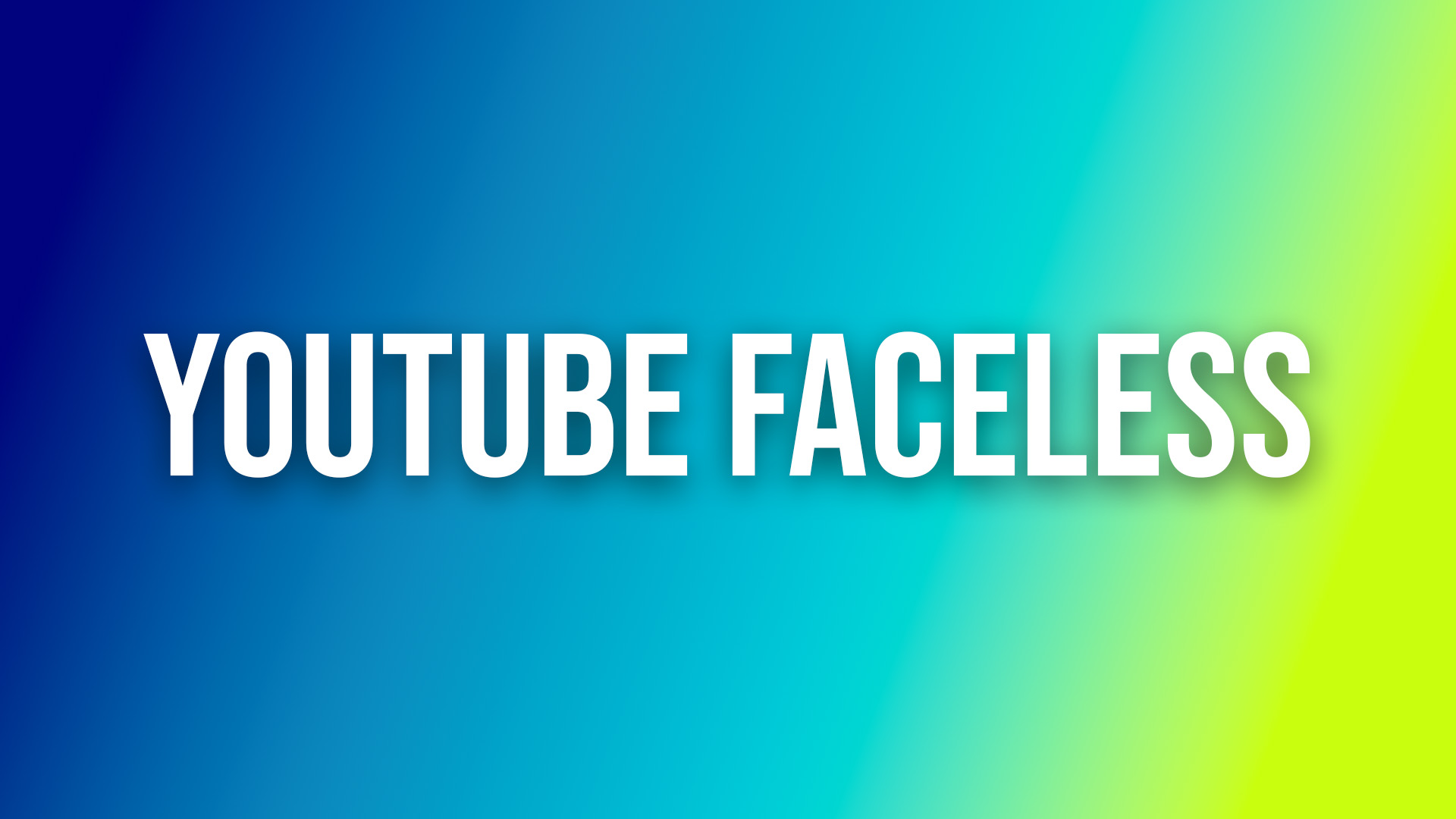 Discovery splash banner for YouTube Faceless Discord server