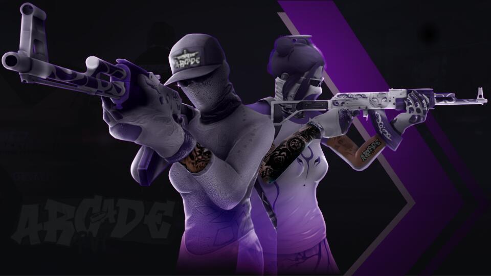 Discovery splash banner for ARCADE PVP 🔫 Discord server