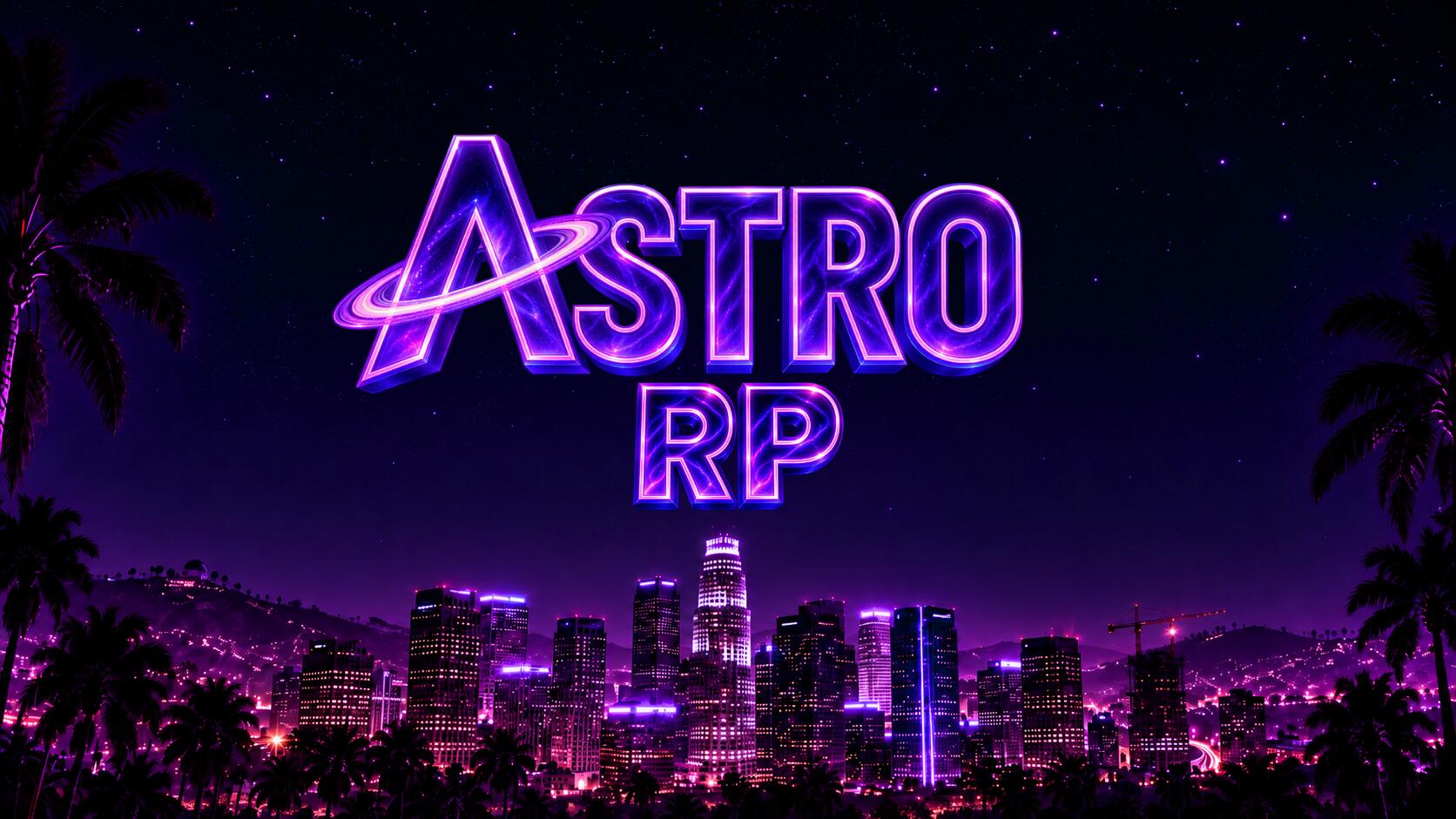 Discovery splash banner for Astro RP Discord server