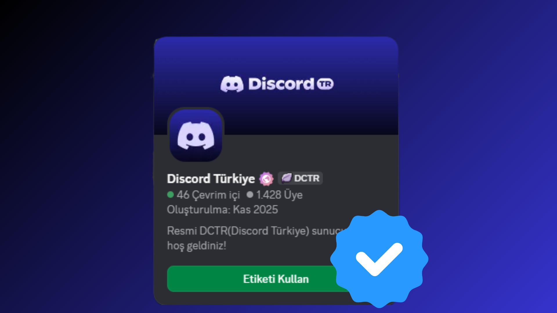 Discovery splash banner for Discord Türkiye #YÖNLENDİRME Discord server