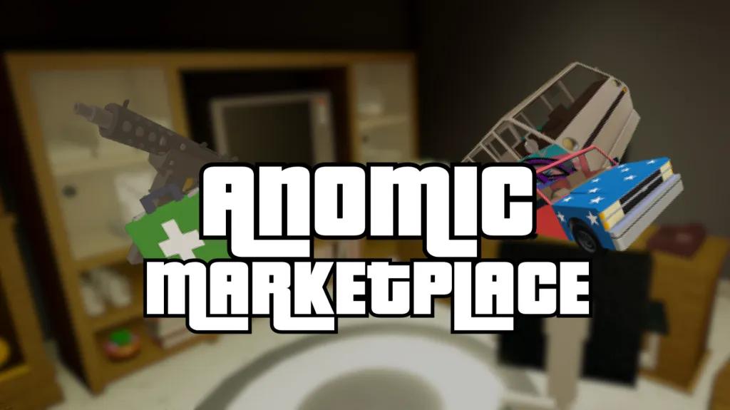 Discovery splash banner for Anomic Marketplace🛒 Discord server