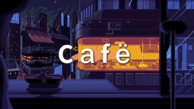 Discovery splash banner for Cafe Discord server