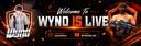 Discovery splash banner for WYNO IS LIVE Discord server