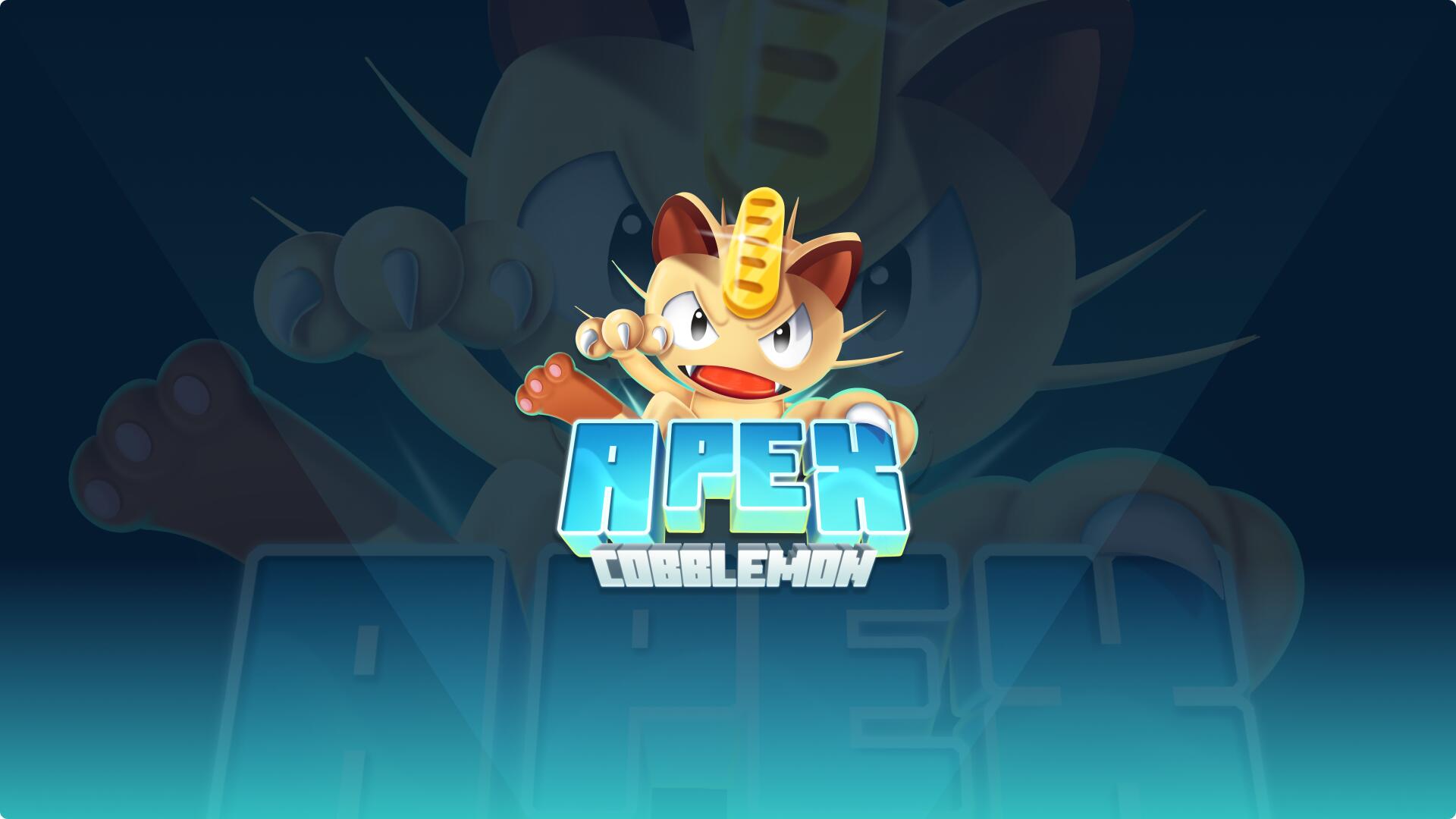 Discovery splash banner for Apex Cobblemon Discord server