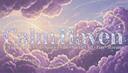 Discovery splash banner for Calmhaven™ | social • sfw • fun • gaming • art • vibes • non tox • safe space Discord server