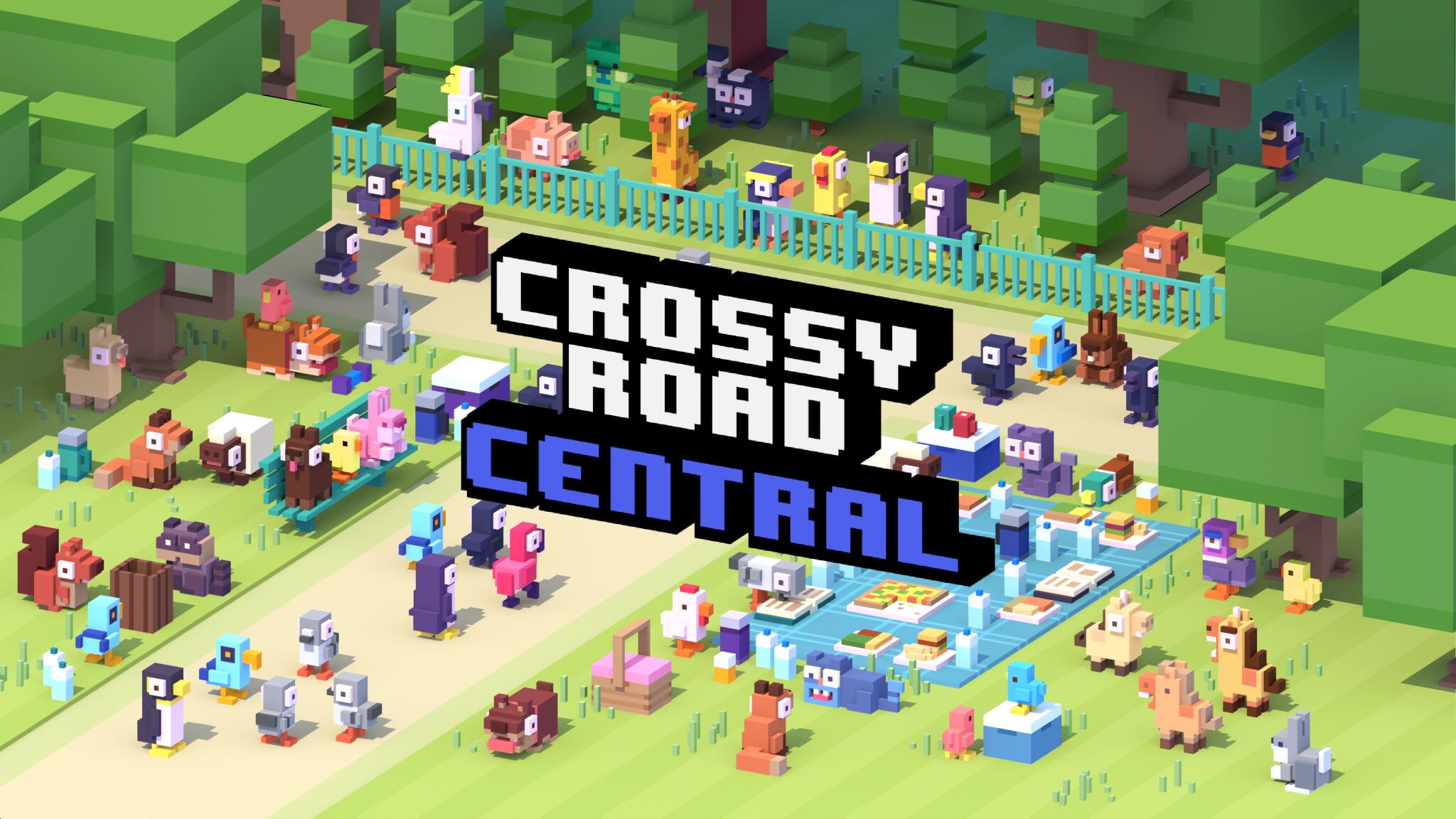 Discovery splash banner for Crossy Road Central Discord server