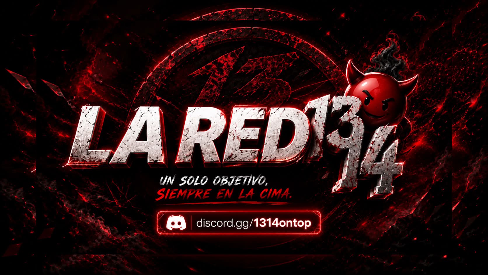 Discovery splash banner for 𝐋𝐚 𝐑𝐞𝐝 𝟏𝟑𝟏𝟒 ✨ Discord server