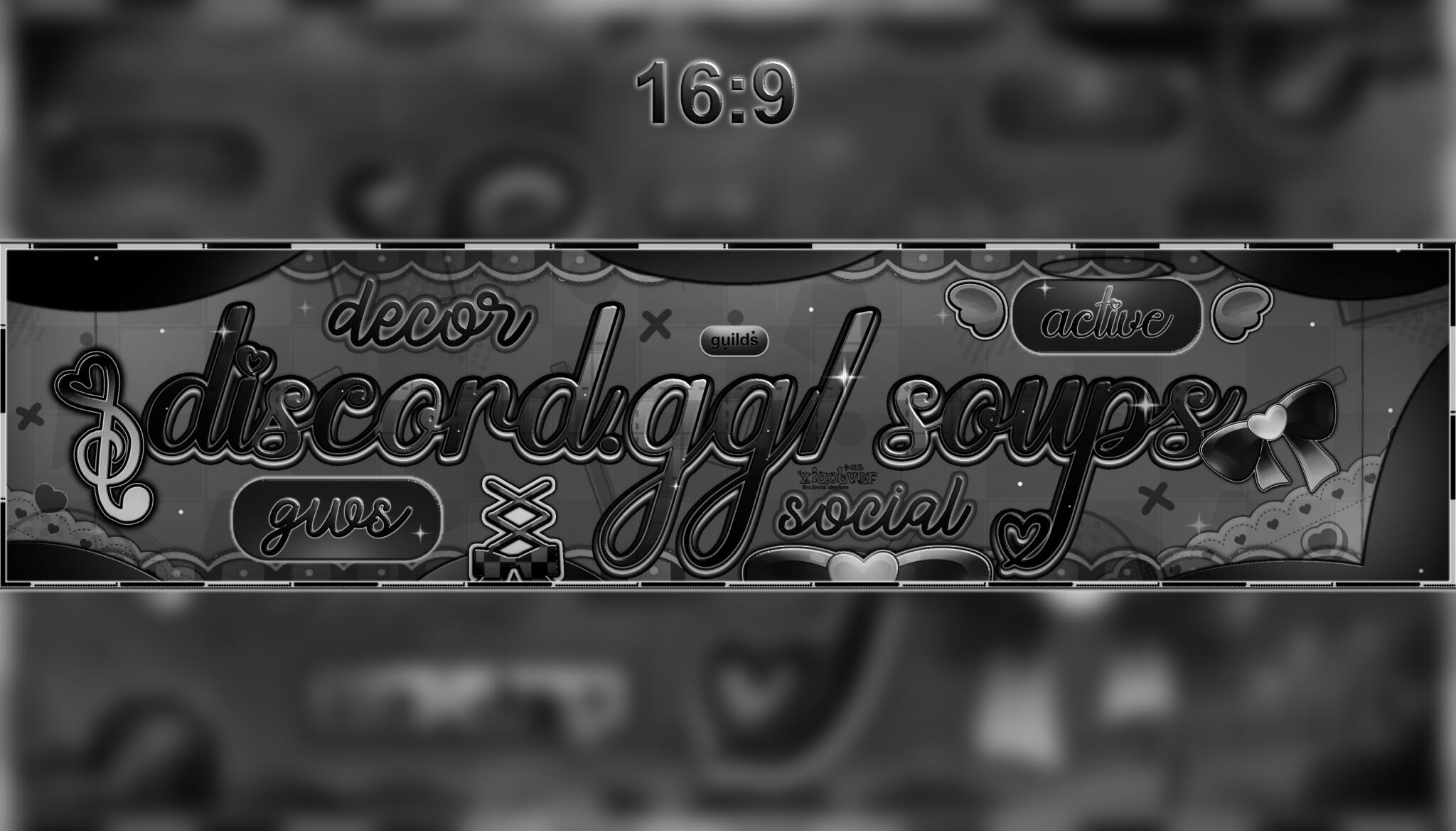 Discovery splash banner for soups ﹒ social & giveawaysㆍguild tagsㆍgamingㆍ vcsㆍactiveㆍanimeㆍ emotes Discord server