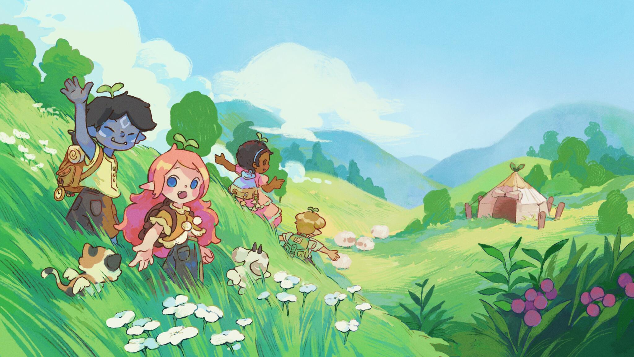 Discovery splash banner for Humblets Discord server