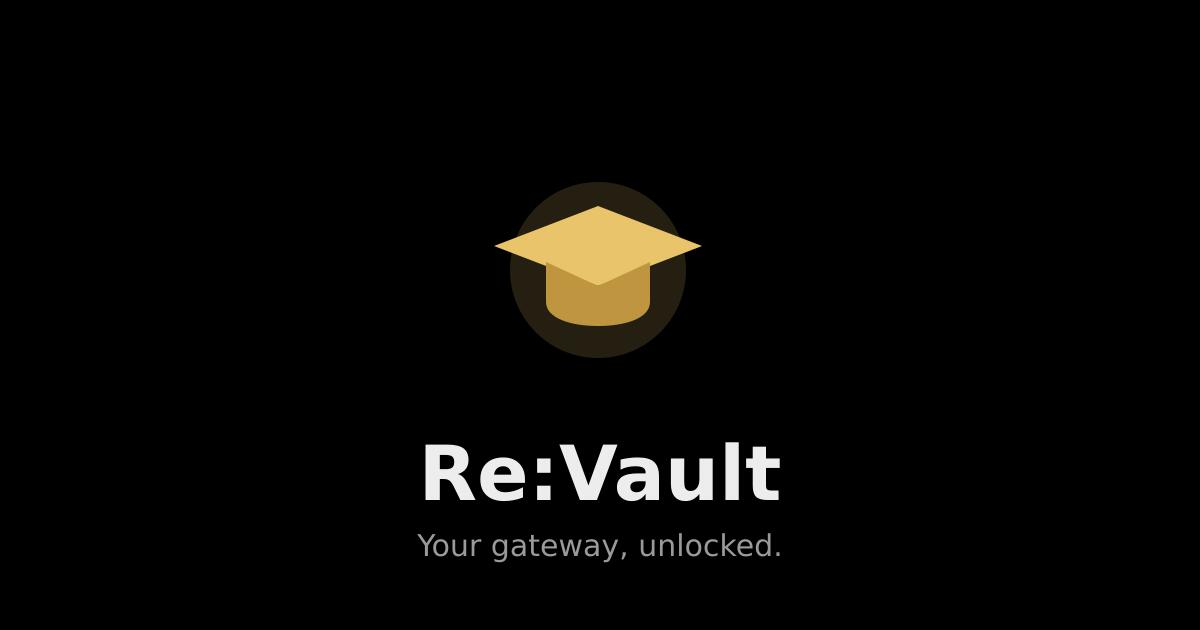Discovery splash banner for Re:Vault Discord server