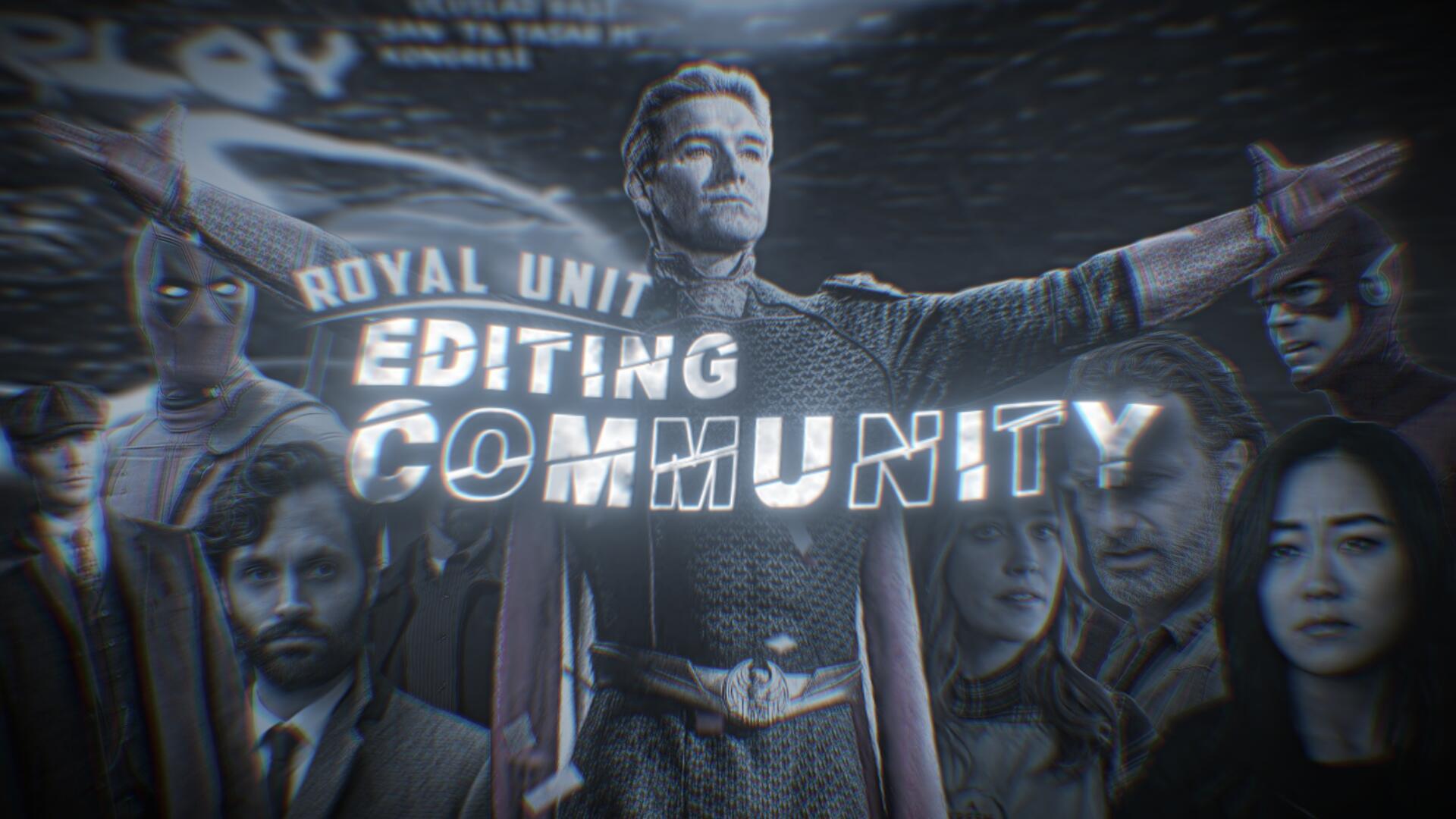 Discovery splash banner for Royal Unit — Editing Hub Discord server