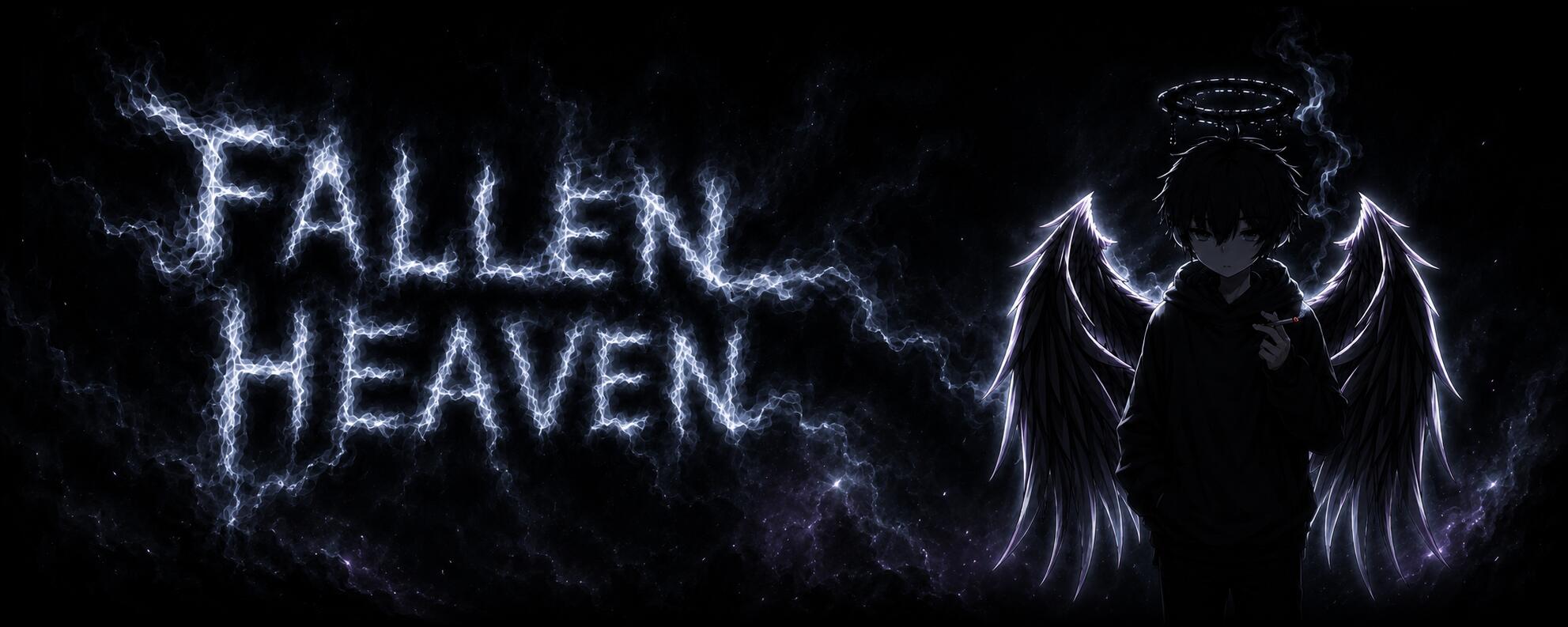 Discovery splash banner for FALLEN HEAVEN Discord server