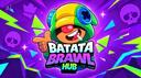 Discovery splash banner for Batata Brawl Hub Discord server