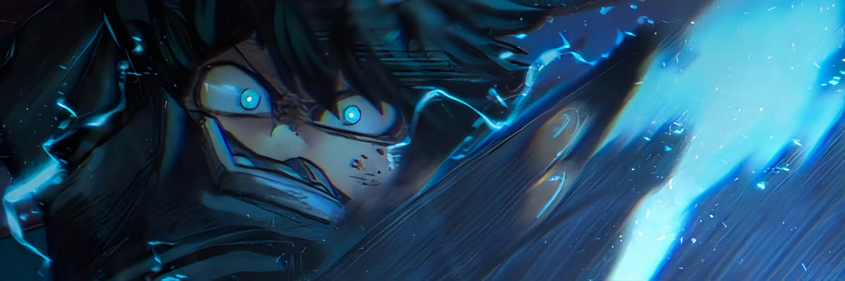 Discovery splash banner for My Hero Ultra Rumble FR Discord server