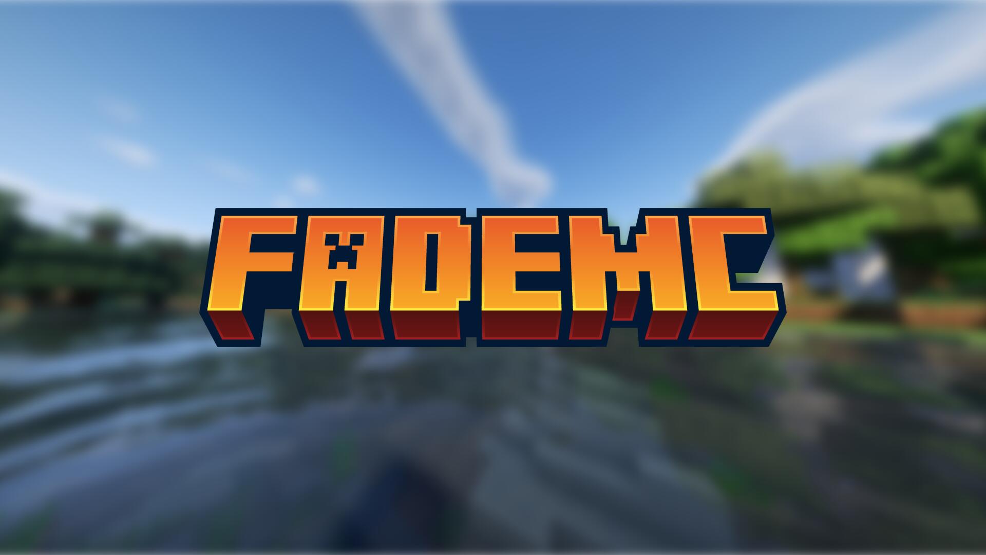 Discovery splash banner for FadeMC Discord server