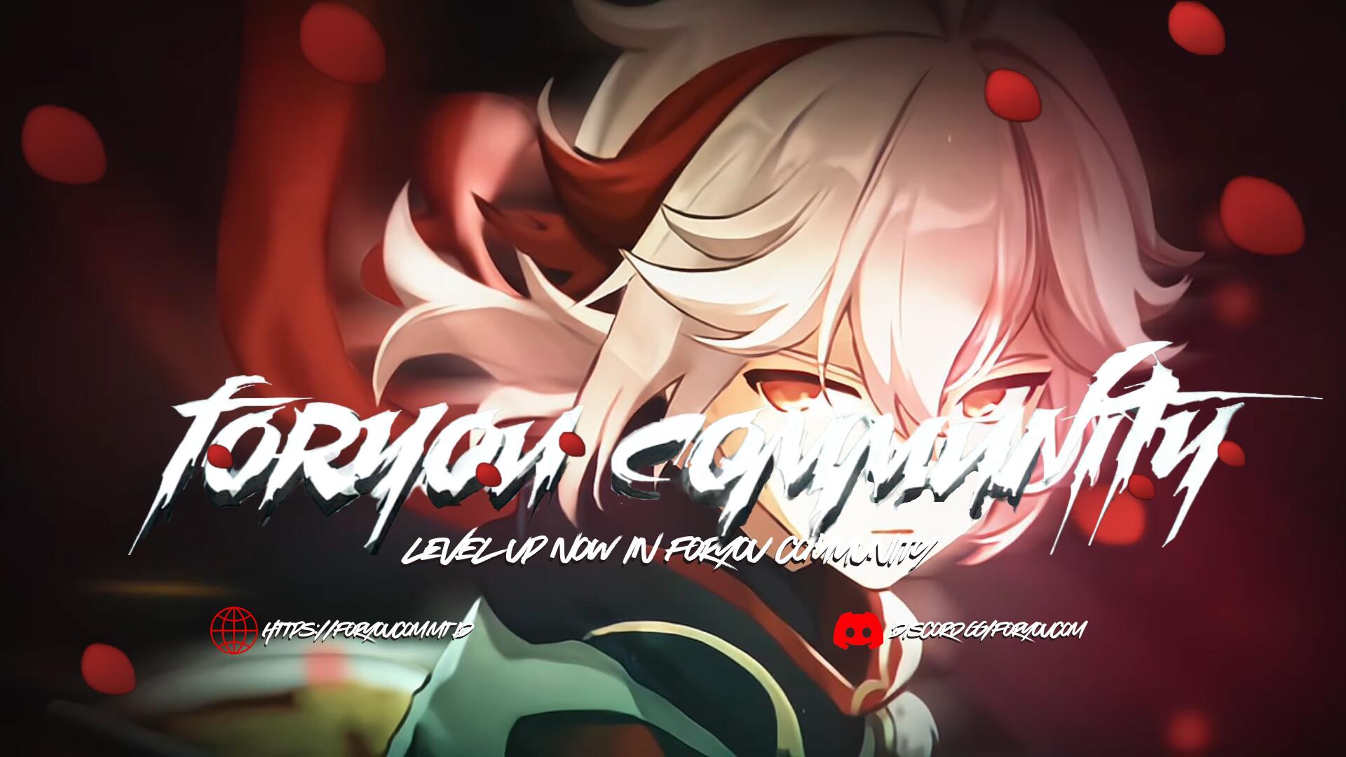 Discovery splash banner for FORYOU COMMUNITY Discord server
