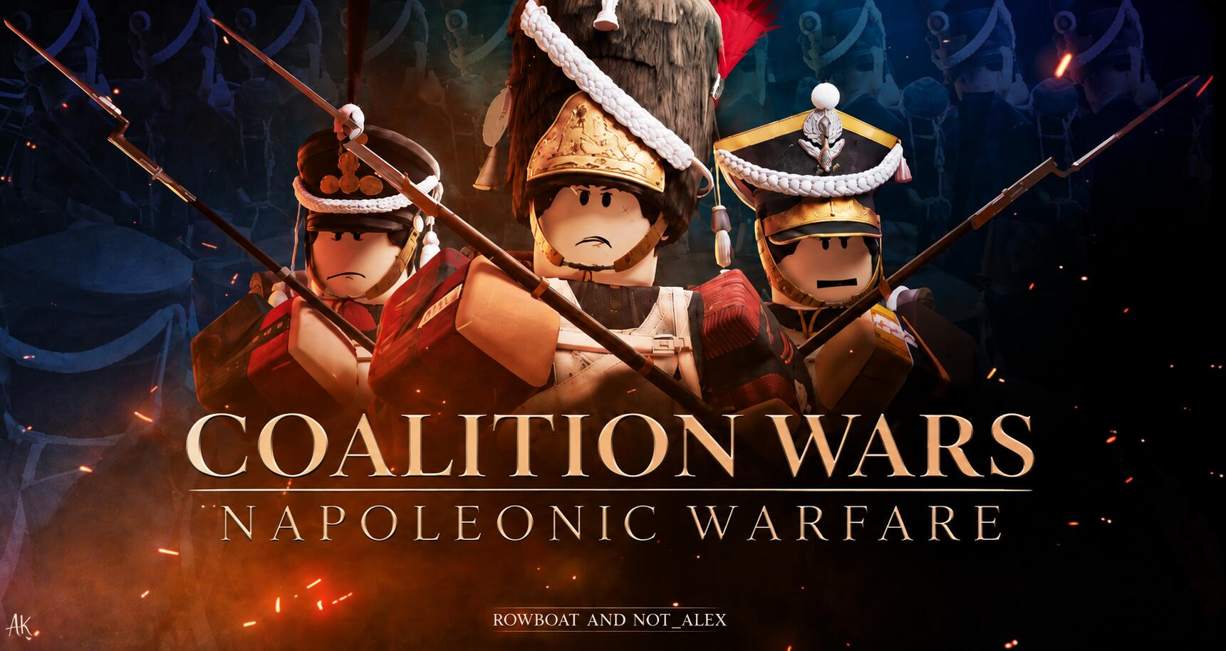 Discovery splash banner for COALITION WARS Discord server