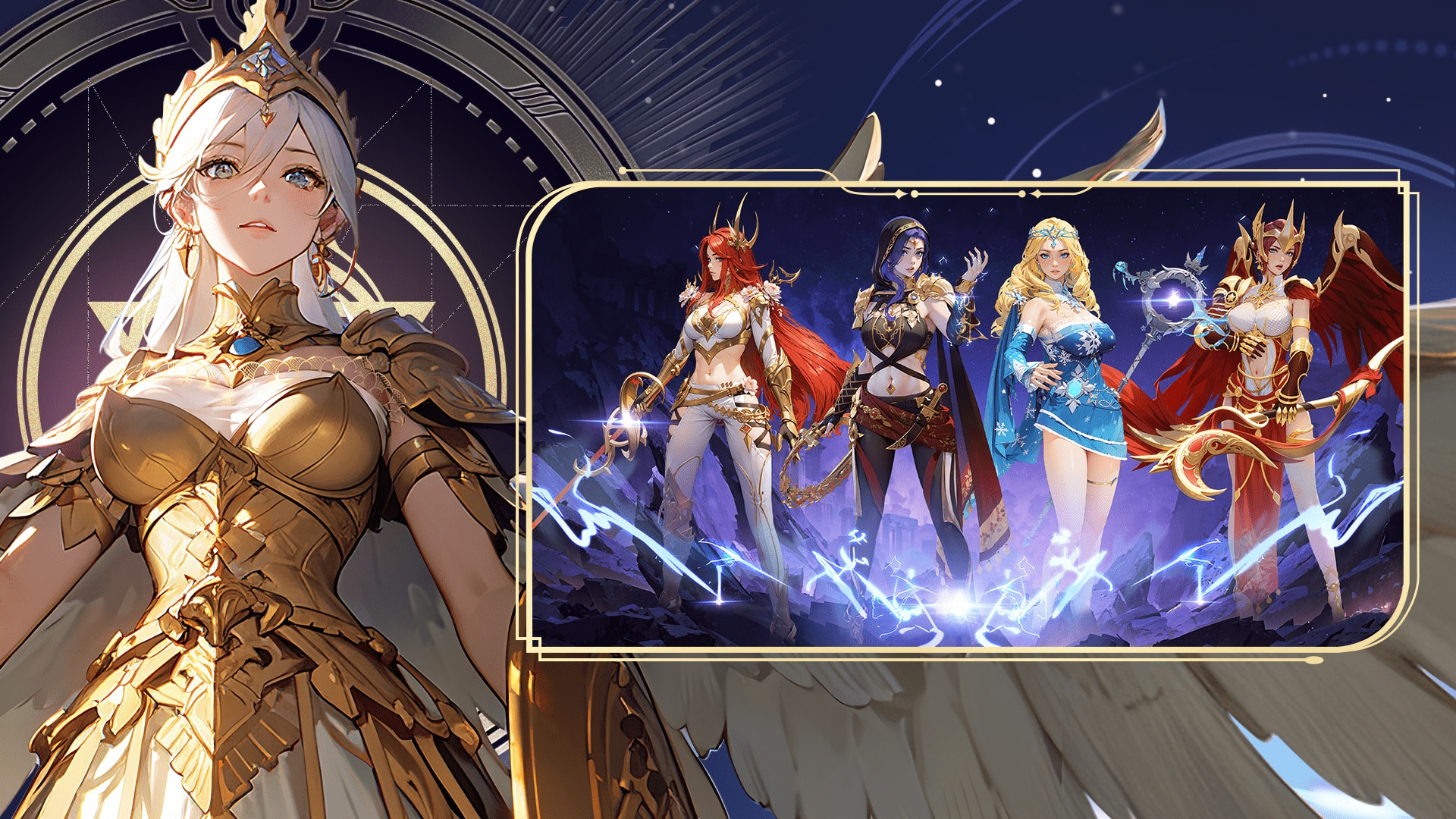 Discovery splash banner for Guarding Athena 2 Discord server
