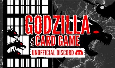 Discovery splash banner for Godzilla Card Game - Unofficial Discord server