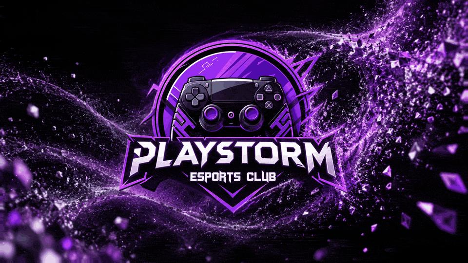 Discovery splash banner for PlayStorm eSports Club Discord server
