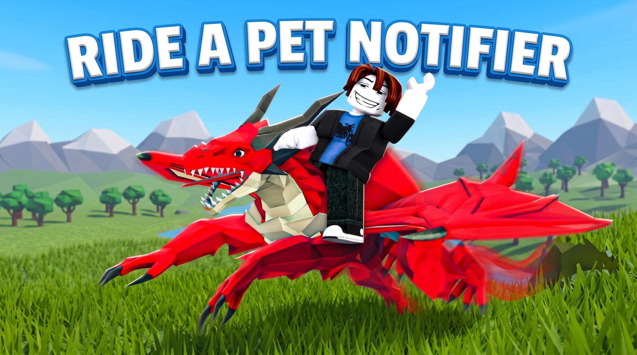 Discovery splash banner for Ride A Pet | Notifier Discord server