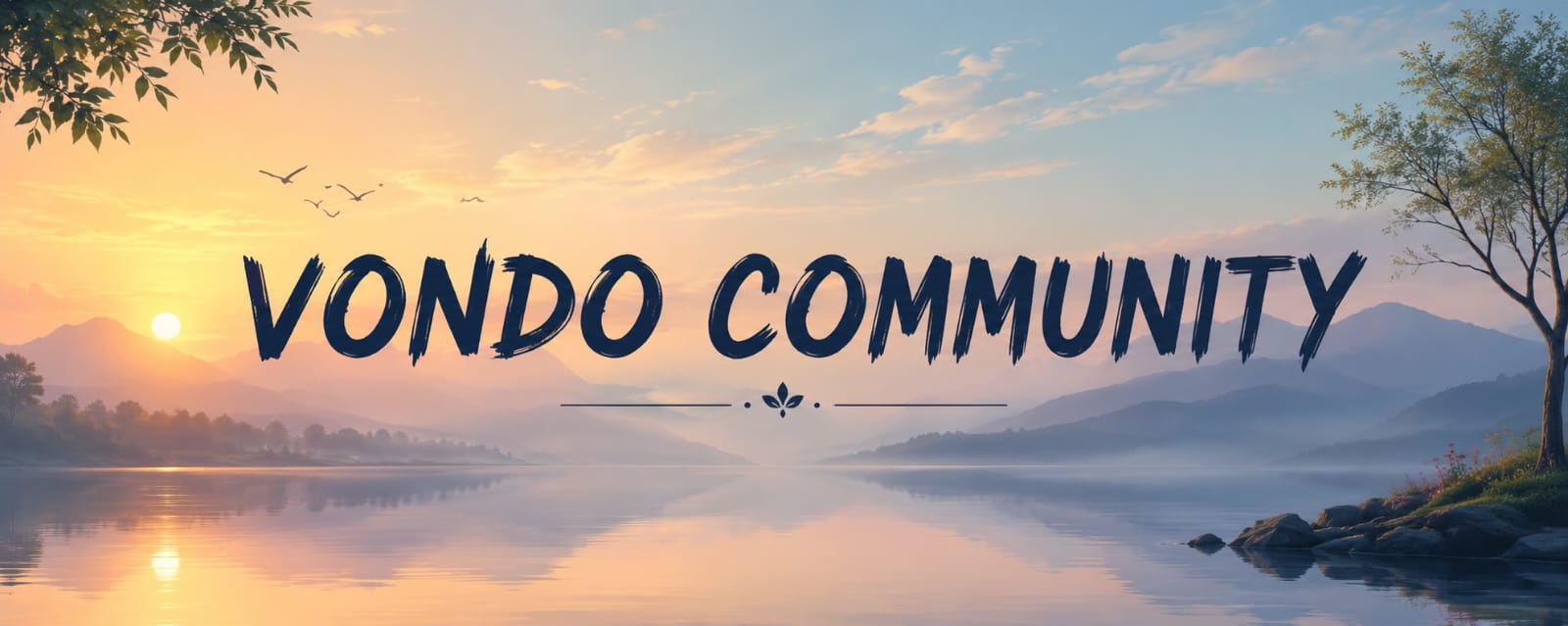 Discovery splash banner for VONDO COMMUNITY Discord server
