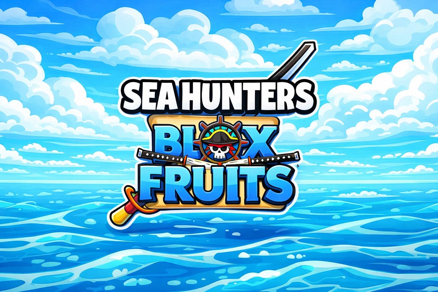 Discovery splash banner for Sea Hunters | Blox Fruits Sea Hunts, Leviathan & Sea Events 🌊 Discord server