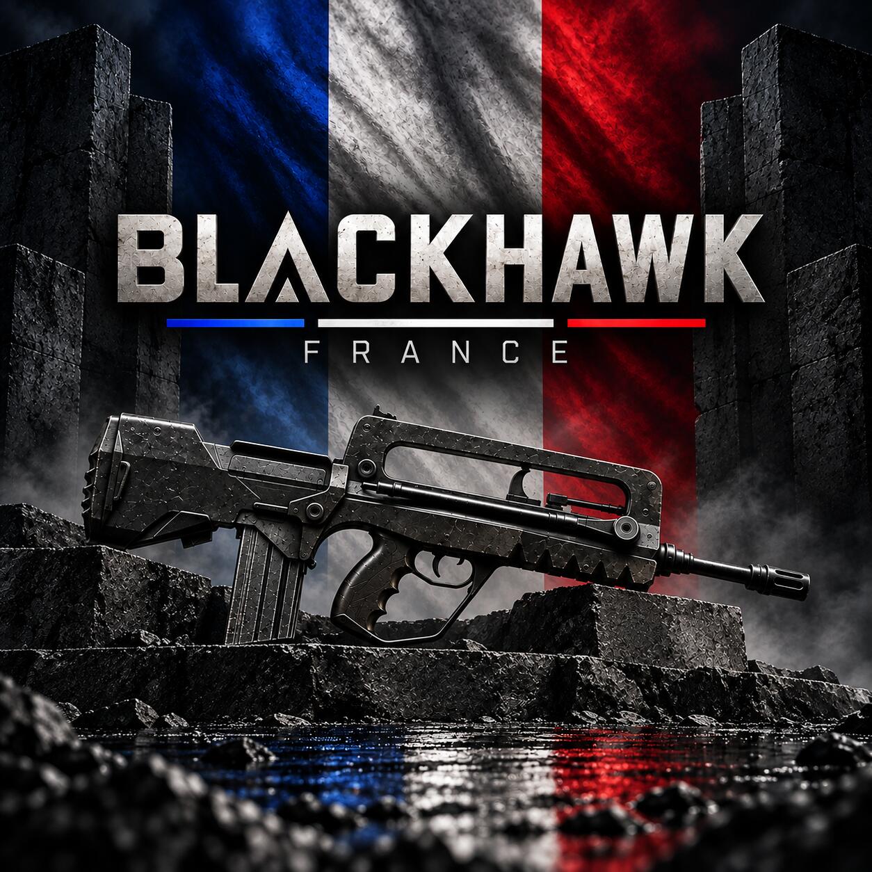 Discovery splash banner for BLACKHAWK FRANCE Discord server