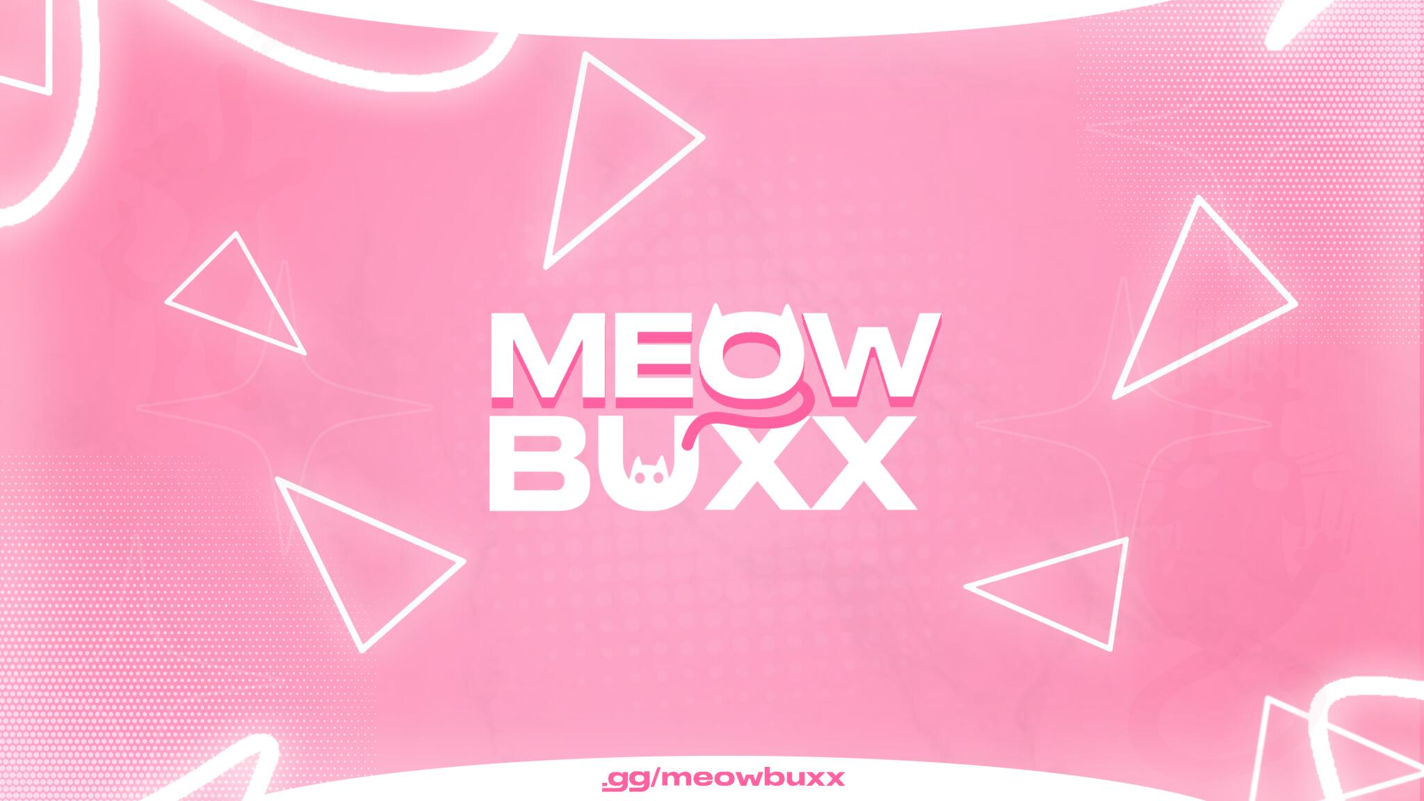 Discovery splash banner for MeowBuxx 🐾 Discord server