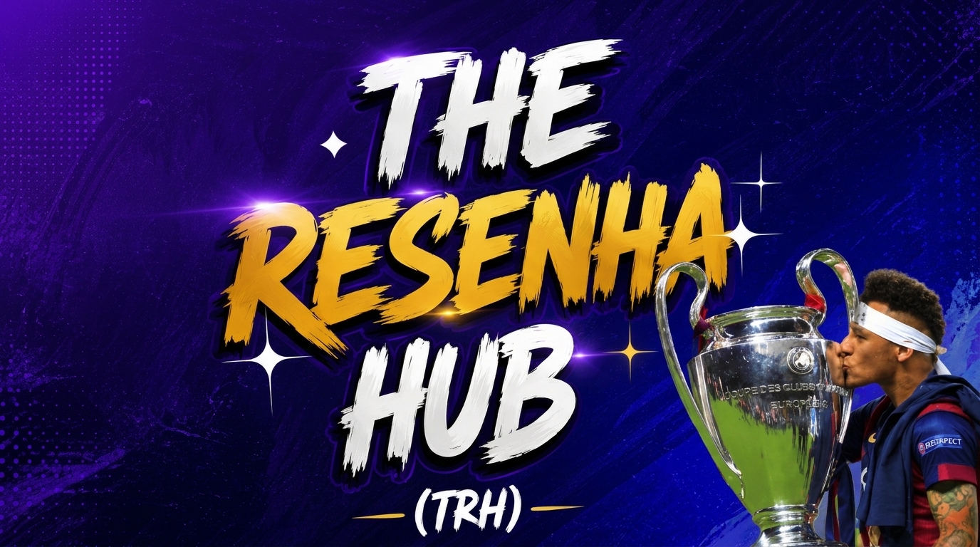 Discovery splash banner for 🇧🇷・𝗧𝗛𝗘 𝗥𝗘𝗦𝗘𝗡𝗛𝗔 𝗛𝗨𝗕・⚽ #RumoAos𝟭.𝟭𝗞 Discord server