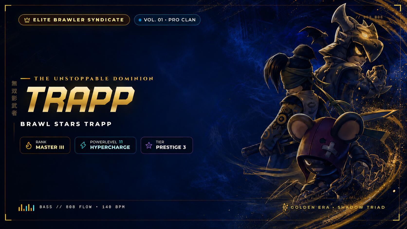 Discovery splash banner for 乂 Brawl Stars | Trapp 乂 Discord server