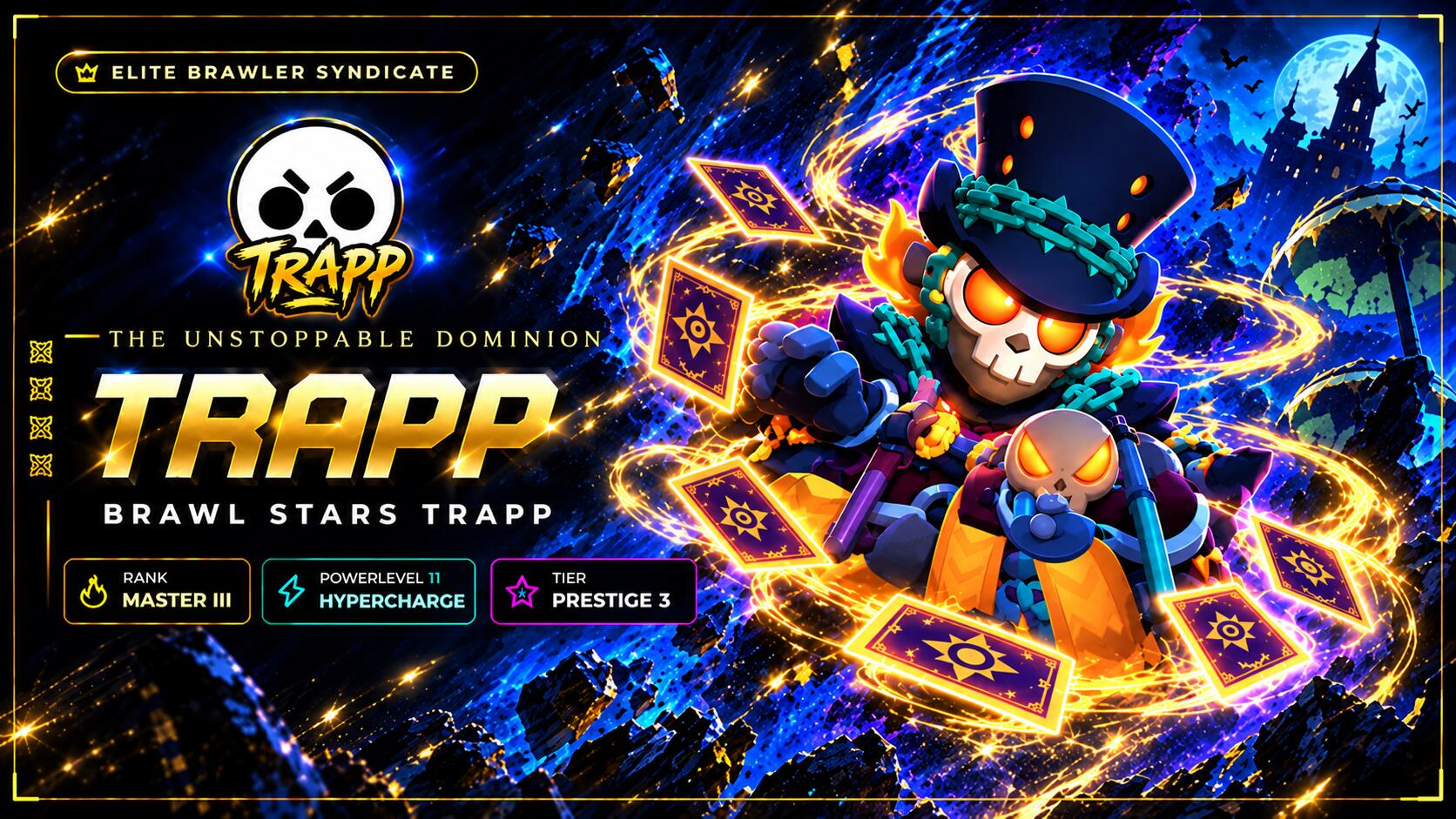 Discovery splash banner for Brawl Stars | Trapp Discord server