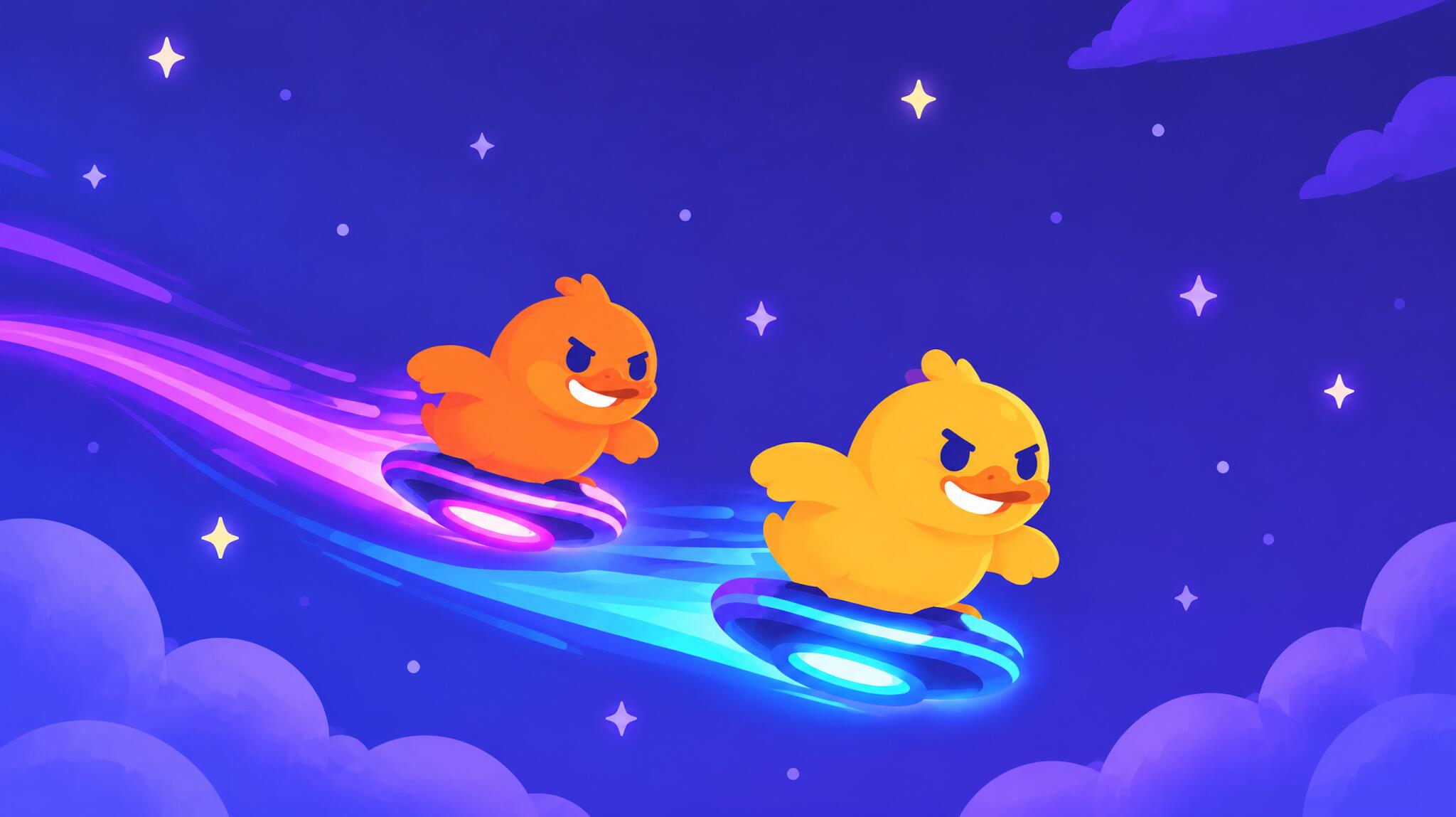 Discovery splash banner for Rival Ducks Discord server