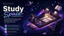 Discovery splash banner for Study Space Discord server