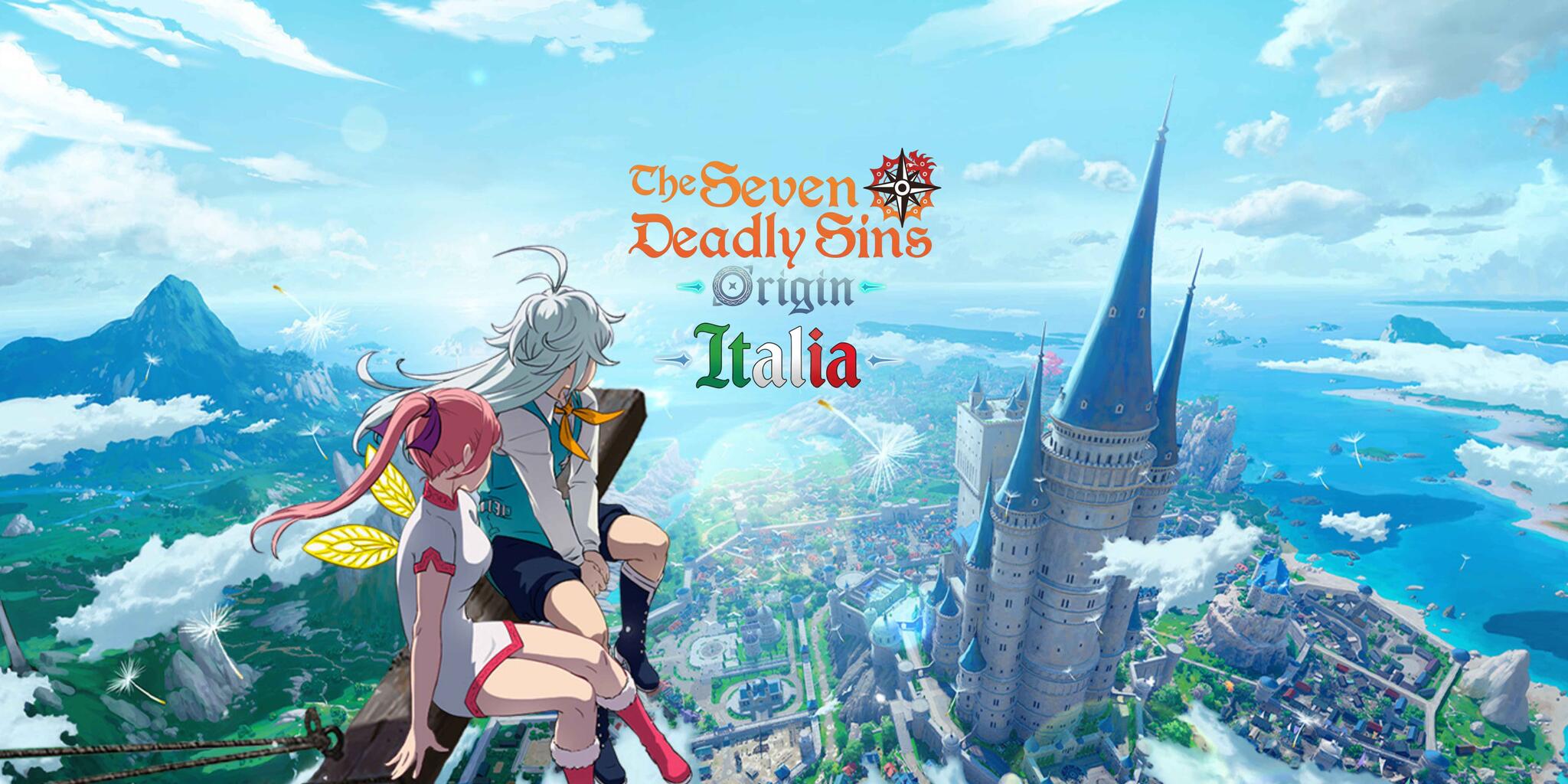 Discovery splash banner for The Seven Deadly Sins: Origin | Italia Discord server