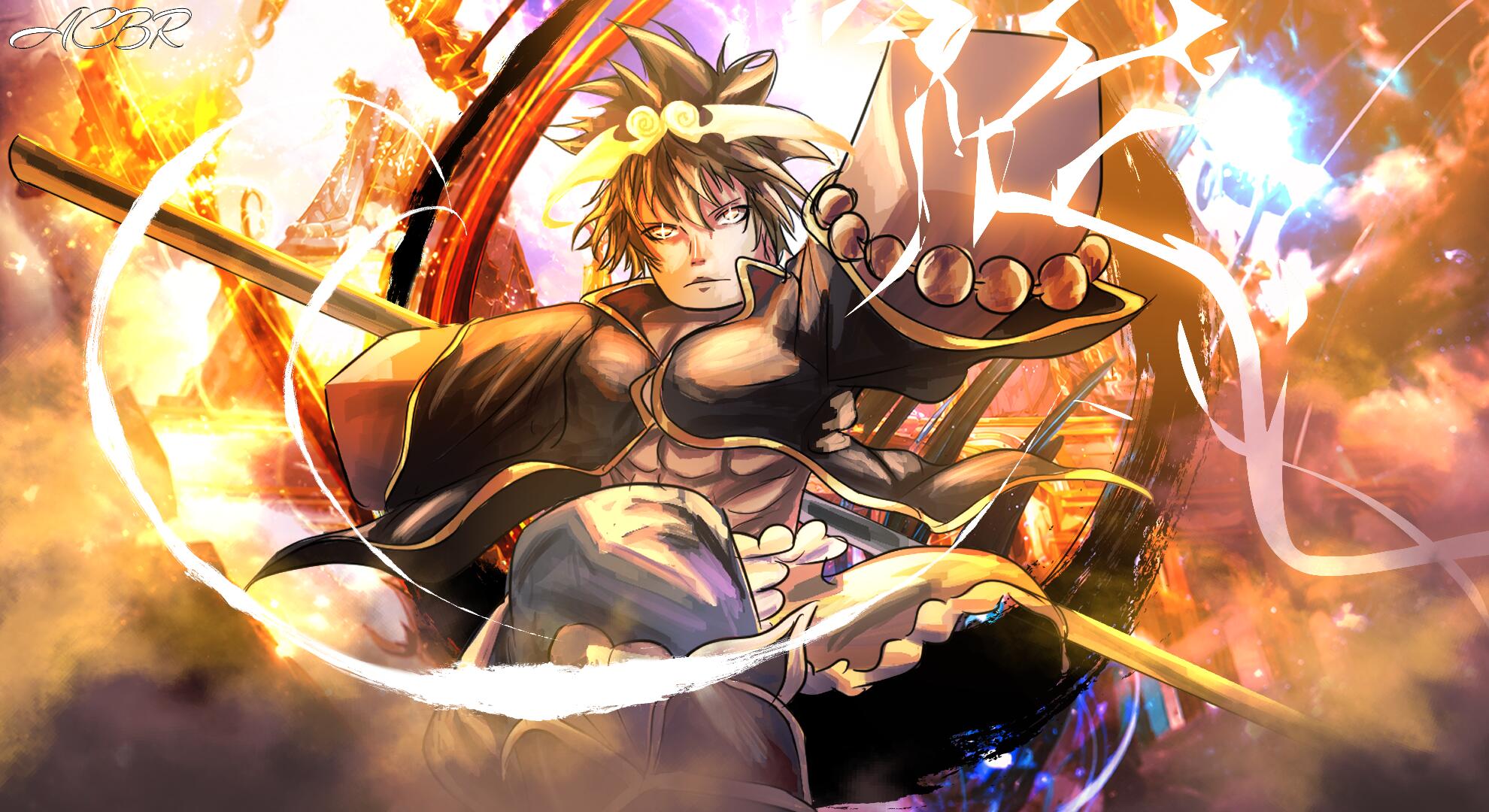 Discovery splash banner for Anime Card Battle: Rebirth Discord server