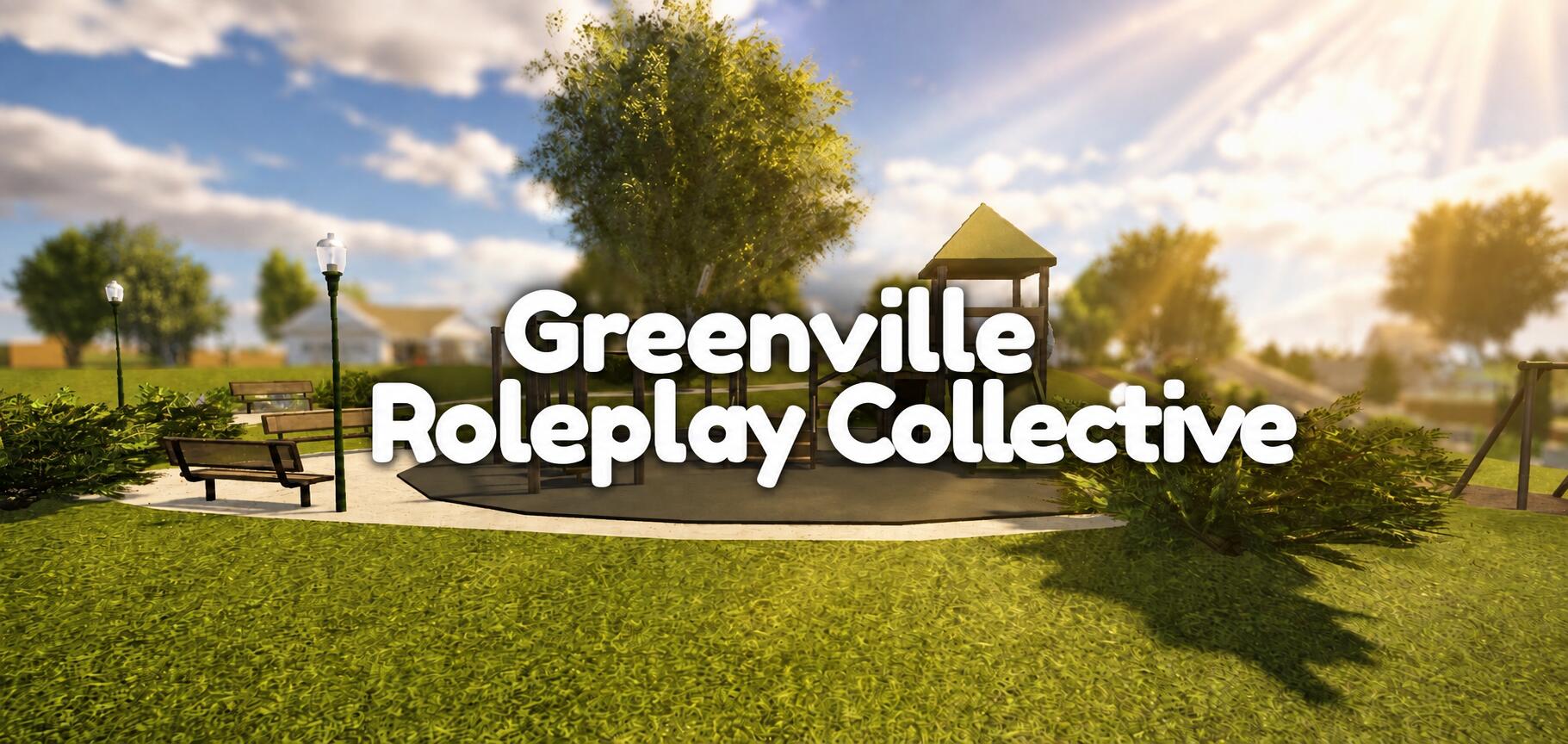 Discovery splash banner for GreenVille Roleplay Xera Discord server