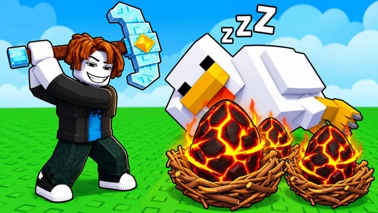 Discovery splash banner for Break and Steal an Egg Discord server