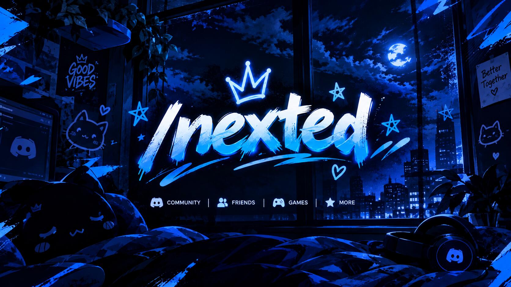 Discovery splash banner for ꒰ Nexted ꒱ Discord server