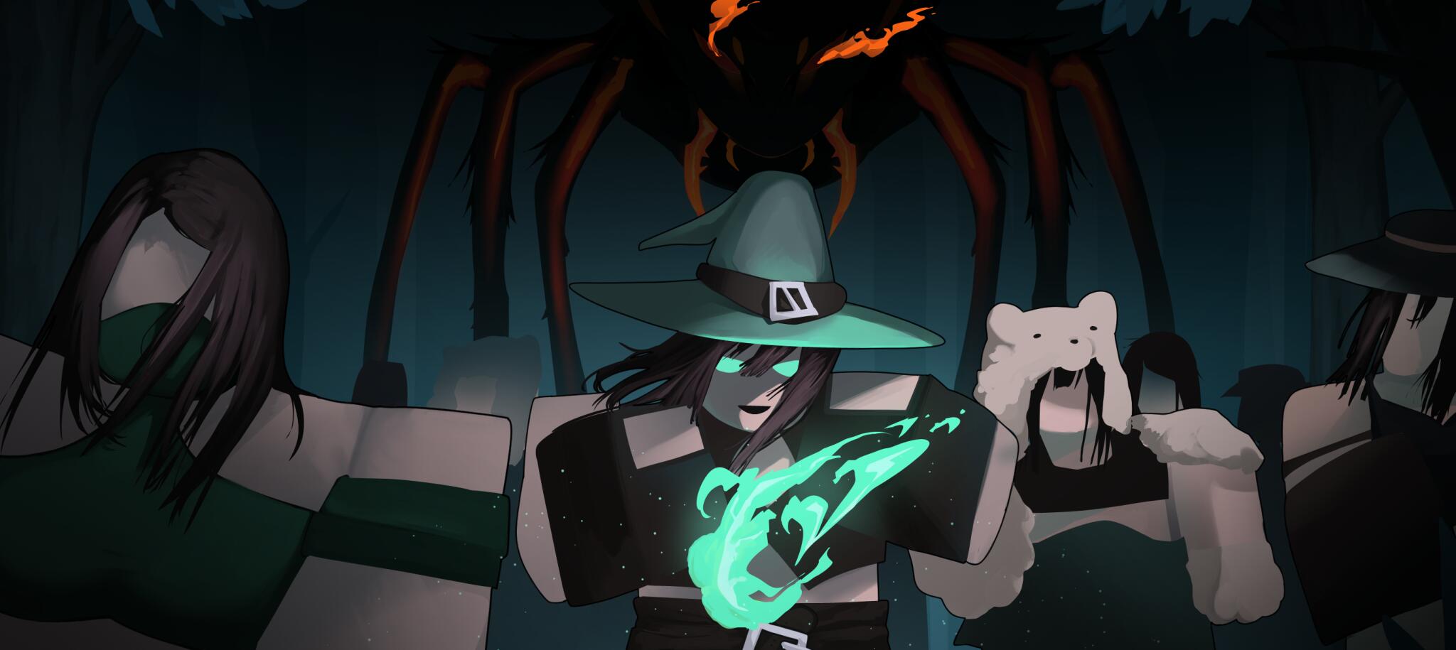Discovery splash banner for Everblue:Dungeons | DollNova Discord server