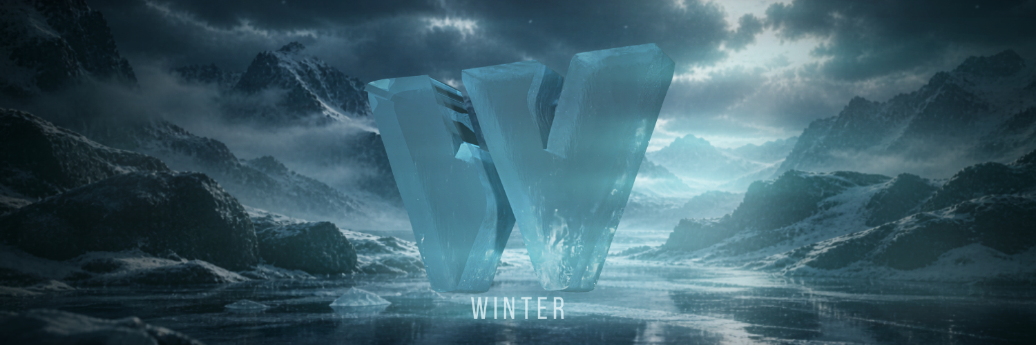 Discovery splash banner for Winter Esports™ Discord server