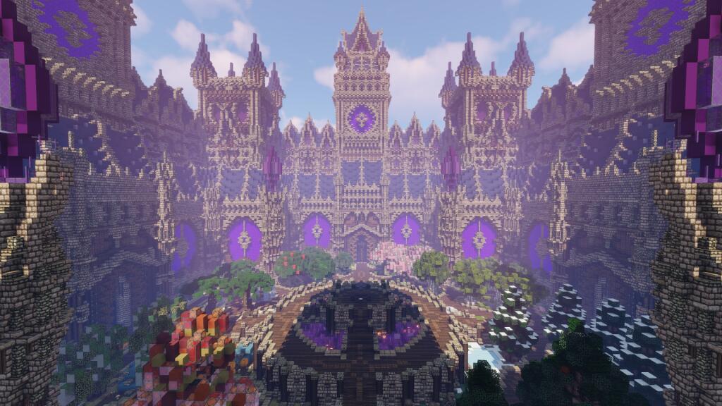 Discovery splash banner for DiamondFire Discord server