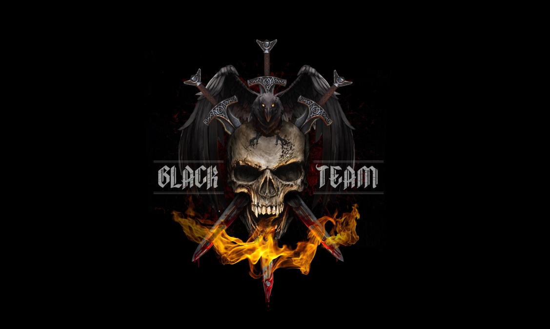 Discovery splash banner for Black Team Discord server