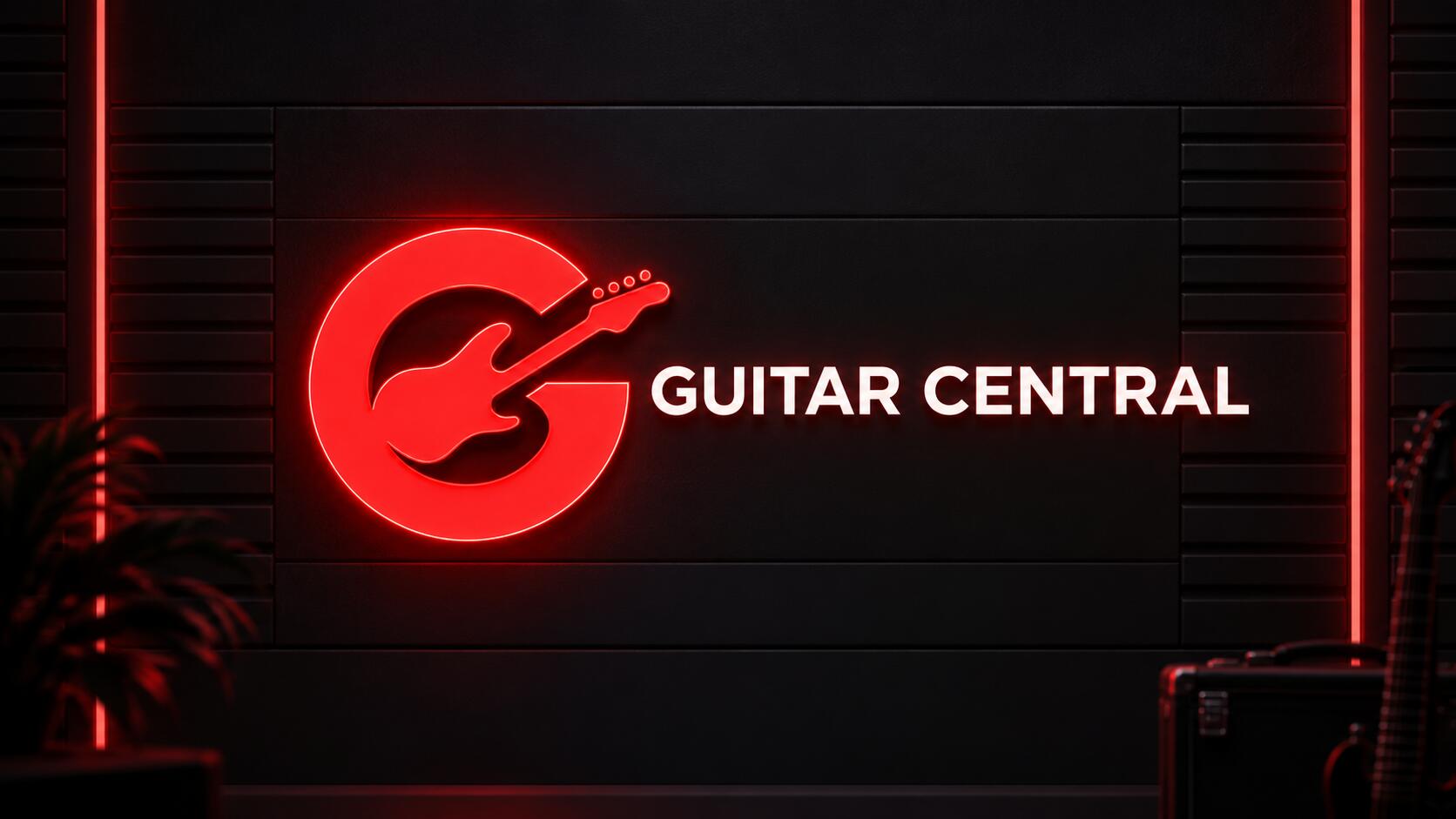 Discovery splash banner for Guitar Central Discord server