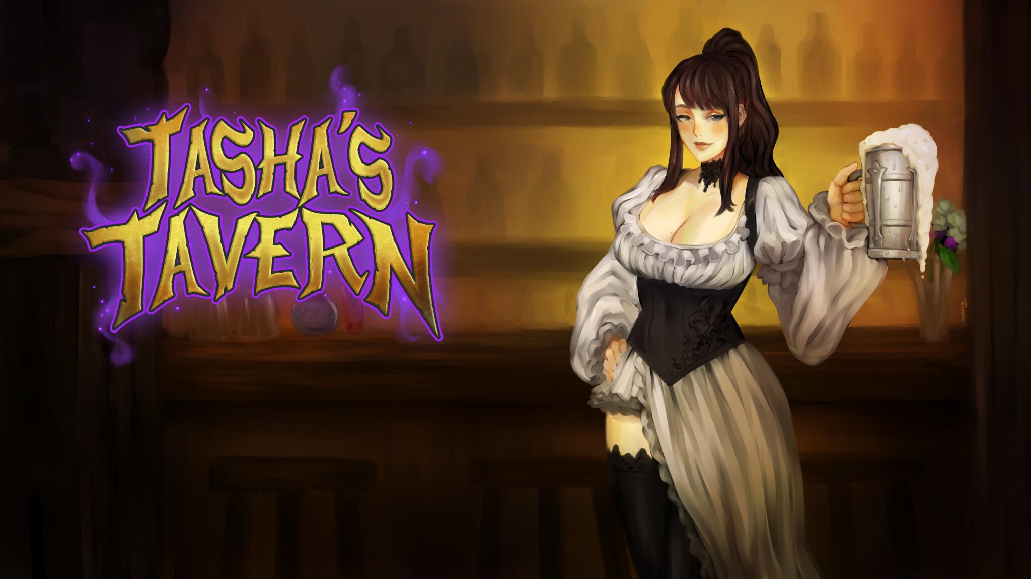 Discovery splash banner for Tasha's Tavern Discord server