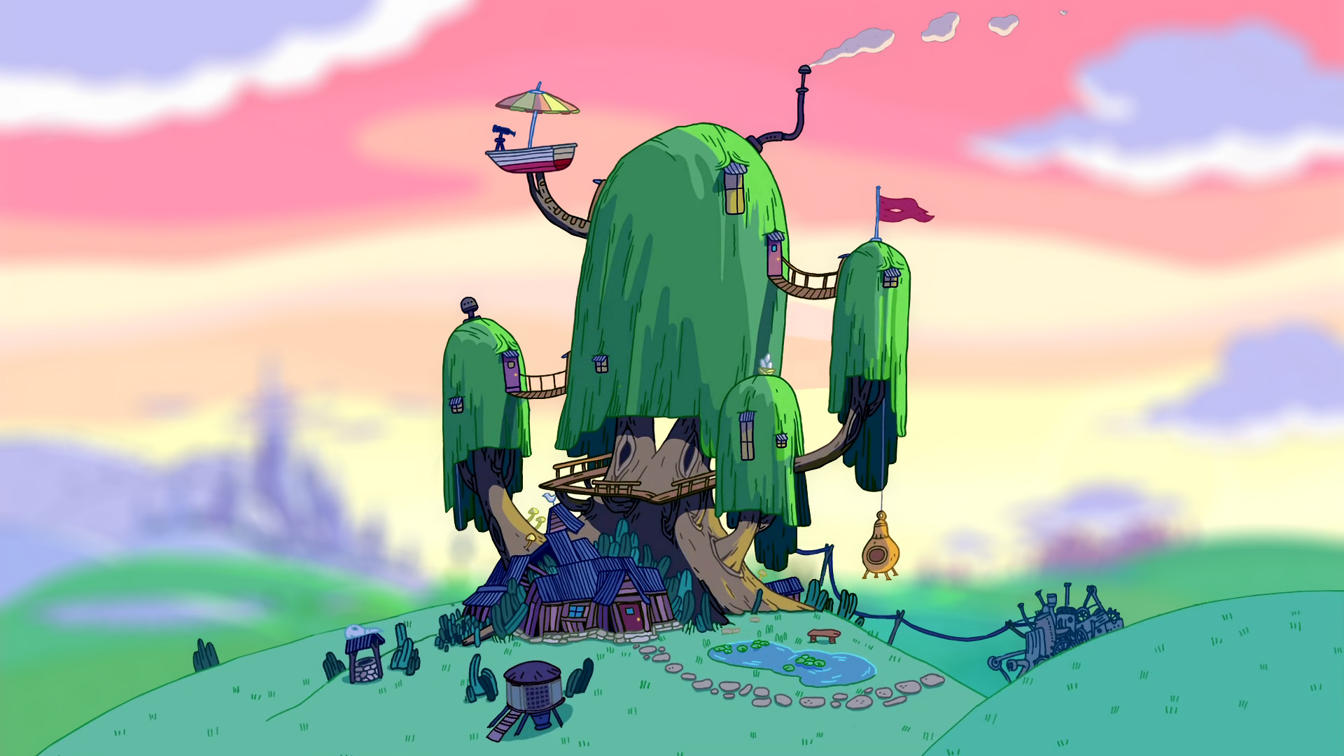 Discovery splash banner for Adventure Time Discord server